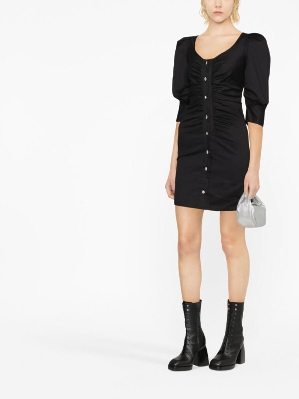 Philipp Plein crystal-embellished ruched mini dress - Image 4