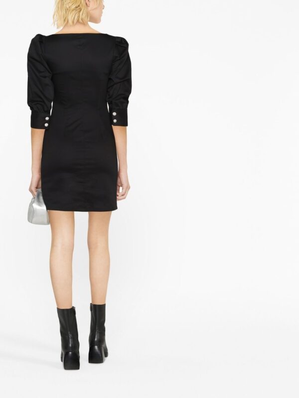 Philipp Plein crystal-embellished ruched mini dress - Image 3