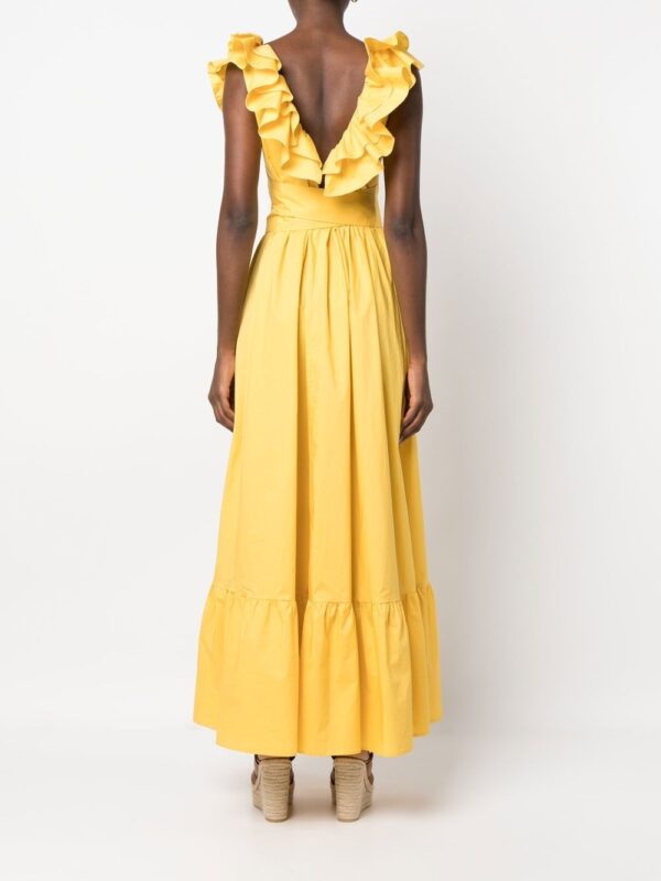 Philipp Plein ruffle-detail cotton dress - Image 4