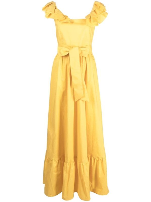 Philipp Plein ruffle-detail cotton dress