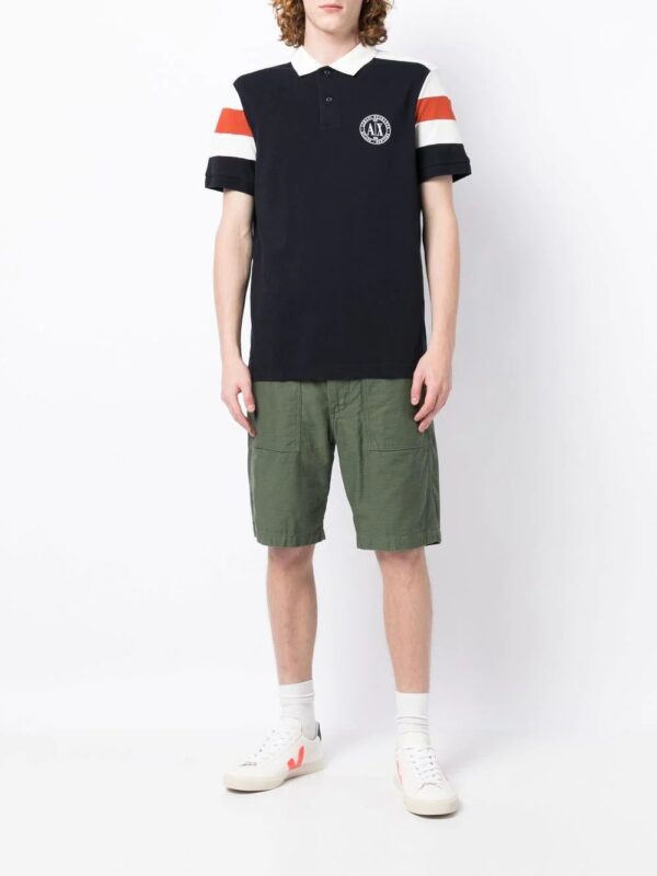 Armani Exchange chest logo-print polo shirt - Image 2