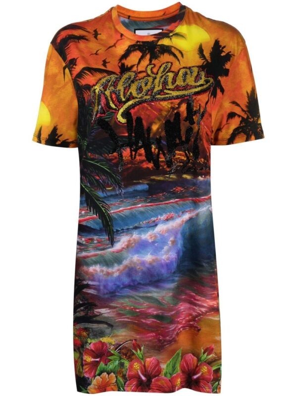 Philipp Plein Hawaii-print T-shirt dress - Image 2
