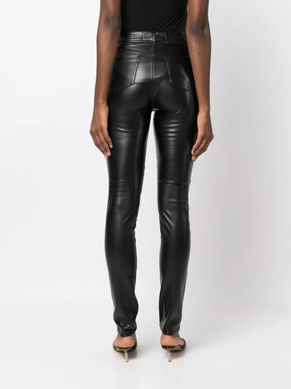 Philipp Plein  ribbed-knee high-waist leggings - Image 4