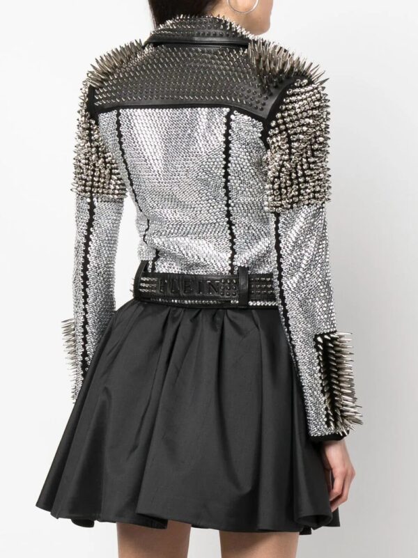 Philipp Plein  crystal studded jacket - Image 4