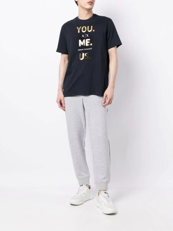 Armani Exchange  logo-print track pants - Image 2