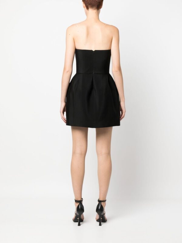 Philipp Plein  strapless silk mini dress - Image 4
