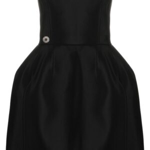 Philipp Plein  strapless silk mini dress