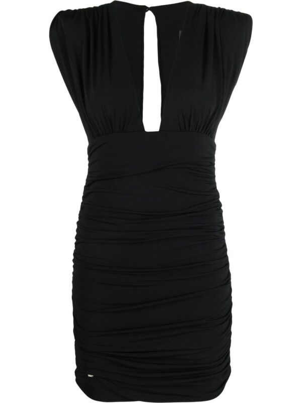 Philipp Plein Wrinkles ruffle-detail mini dress