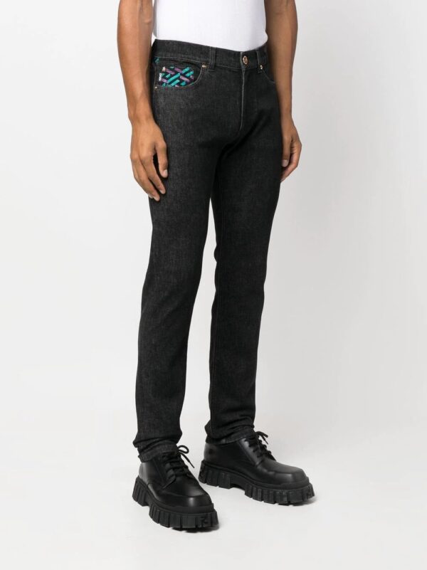 Versace  La Greca straight-leg jeans - Image 3
