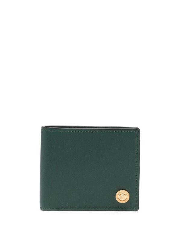 Versace  leather logo-plaque wallet