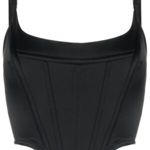 Versace Medusa detail corset top