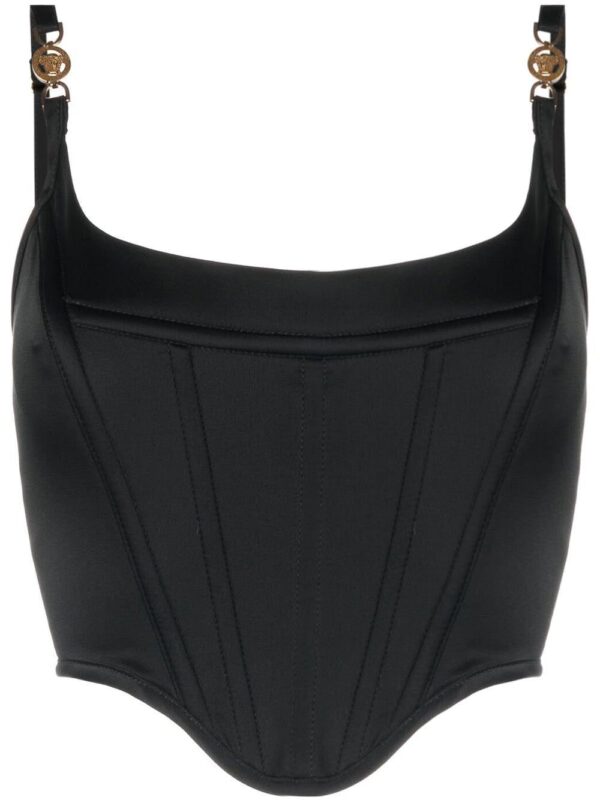Versace  Medusa detail corset top