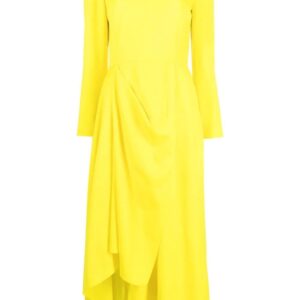 Alexander McQueen draped midi dress