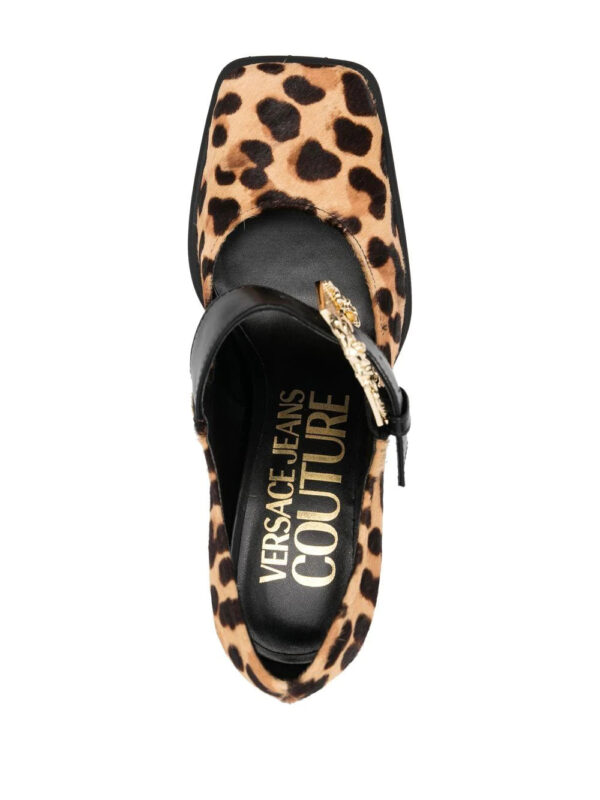 Versace leopard-print 90mm pumps - Image 4