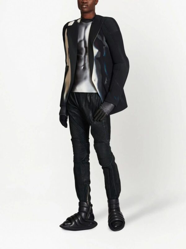 Balmain  graphic body print blazer - Image 2