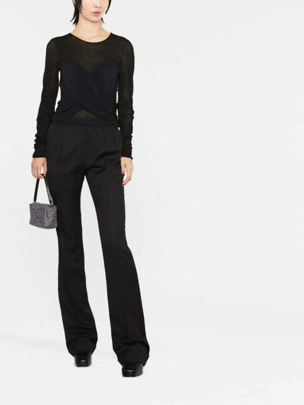 Balmain  draped-panel detail top - Image 2