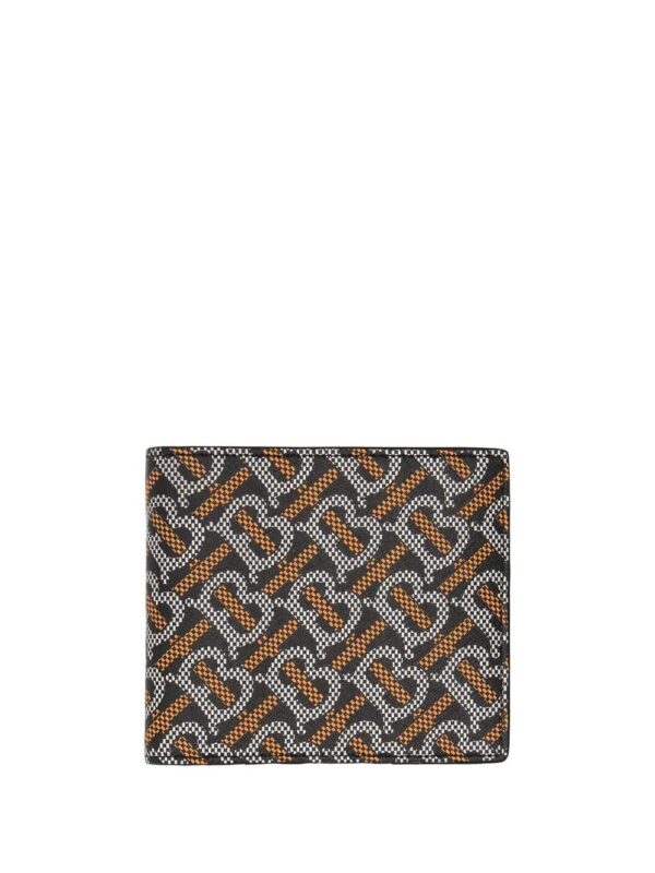 Burberry  monogram-print bi-fold wallet