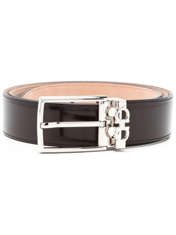 Ferragamo Gancini plaque-detail belt