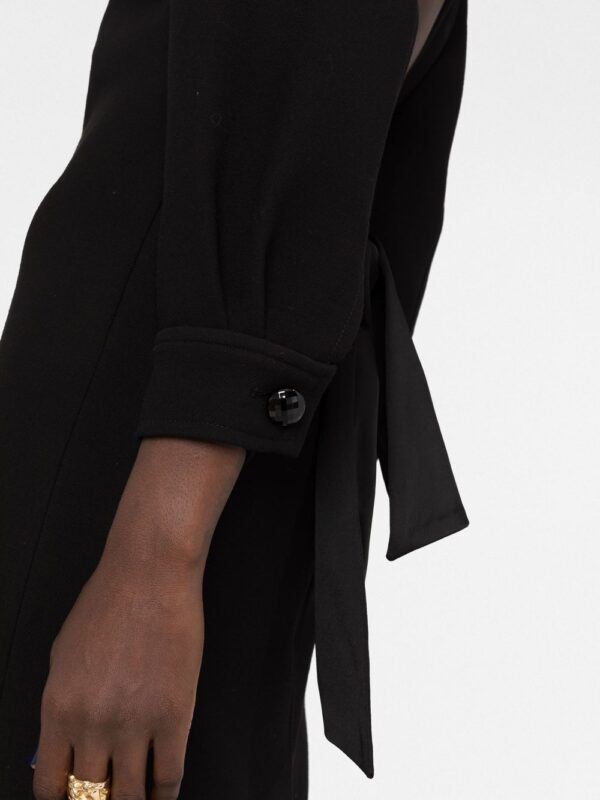 Saint Laurent Black Open Back Maxi Dress - Image 5