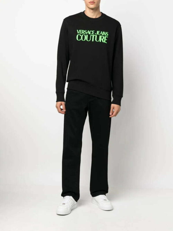 Versace Jeans Couture  logo-print cotton sweatshirt - Image 2