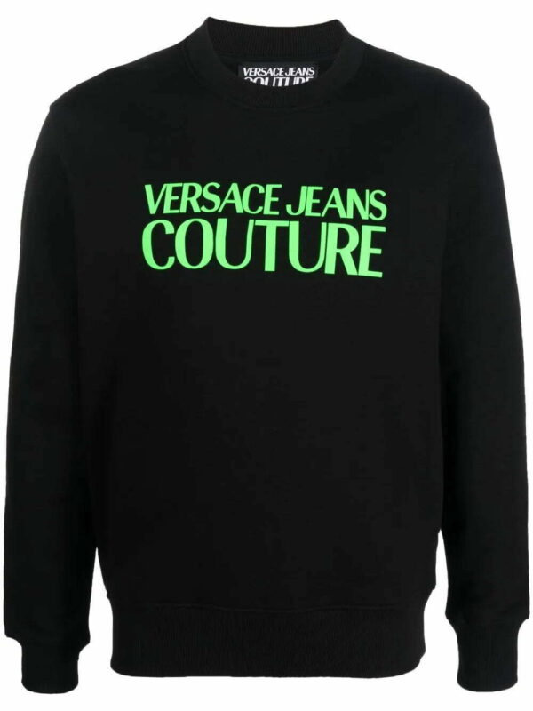 Versace Jeans Couture  logo-print cotton sweatshirt