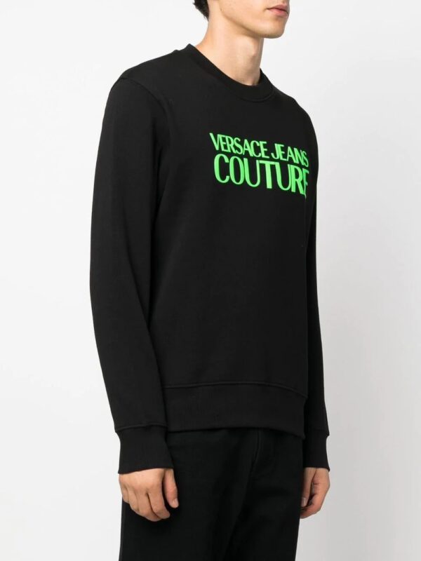 Versace Jeans Couture  logo-print cotton sweatshirt - Image 3