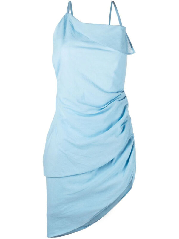Jacquemus  La Robe Saudade draped minidress