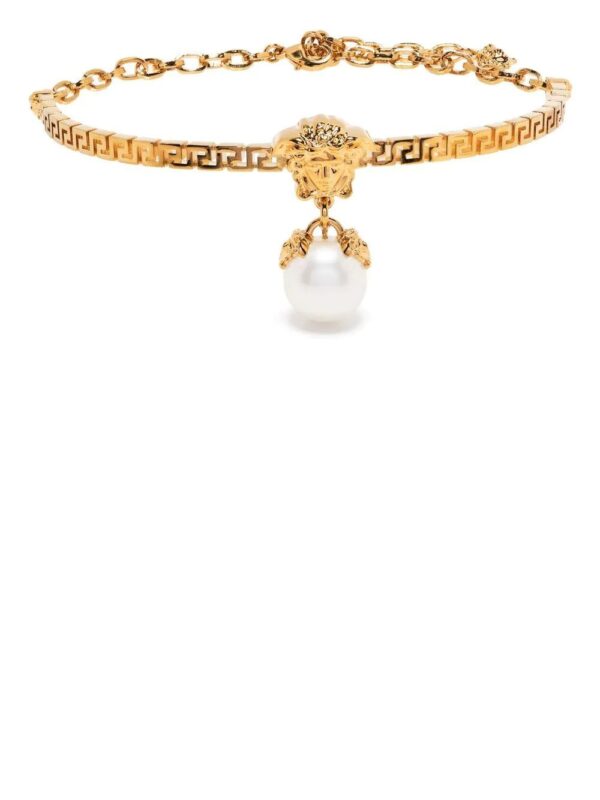 Versace  pearl-detail choker necklace