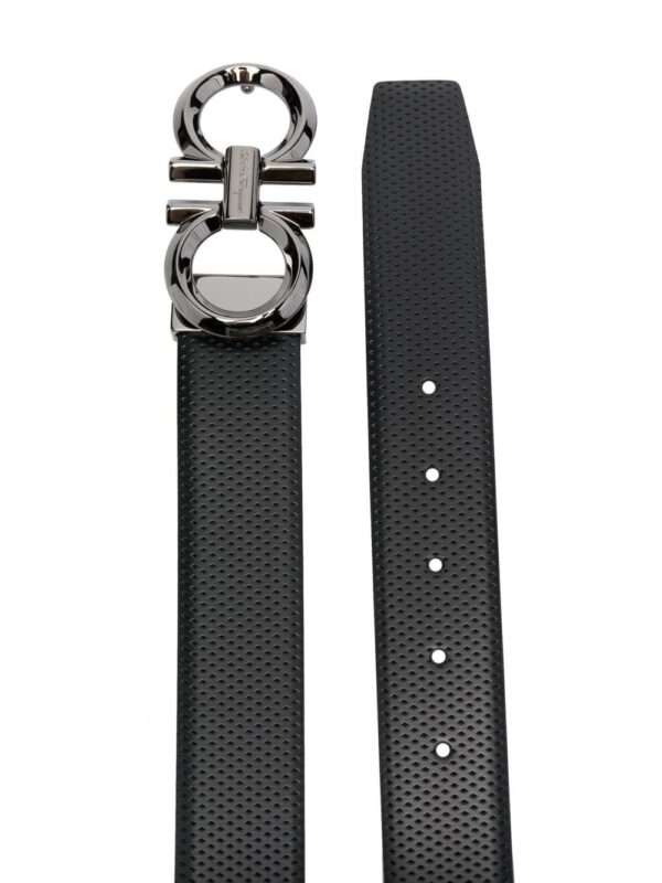 Ferragamo logo-buckle leather belt - Image 2