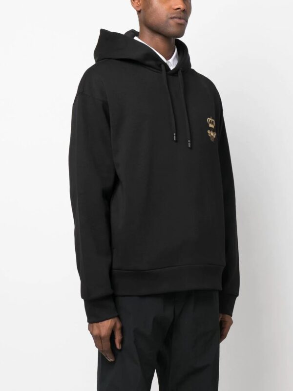 Dolce & Gabbana  embroidered-logo pullover hoodie - Image 3