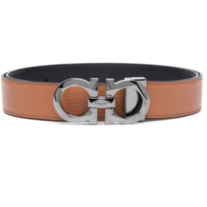 Ferragamo  reversible leather Gancini belt