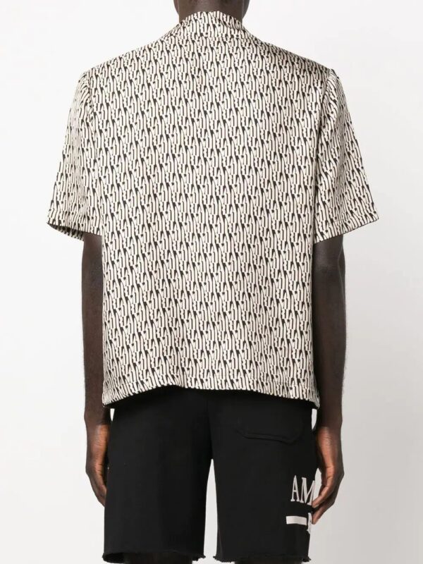 Amiri silk graphic-print shirt - Image 4