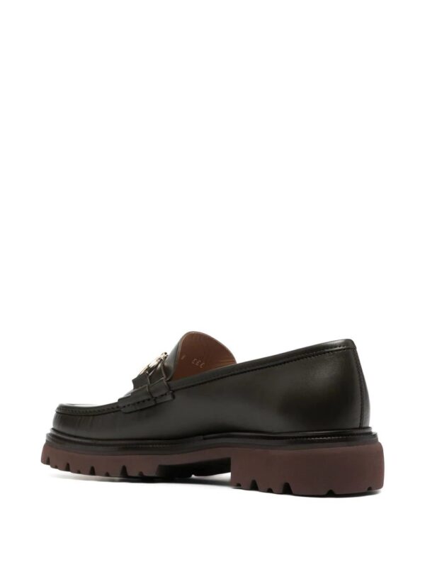 Ferragamo  Gancini chunky leather loafers - Image 3