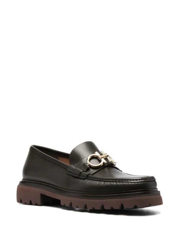Ferragamo  Gancini chunky leather loafers - Image 2