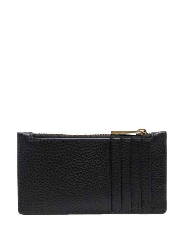 Versace Jeans Couture  logo-appliqué leather cardholder - Image 2