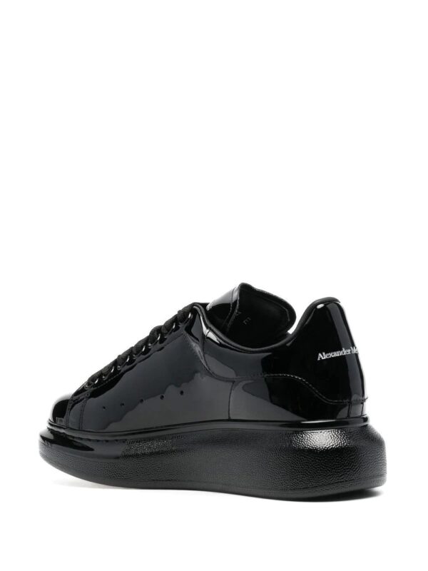 Alexander Mcqueen patent-leather low-top sneakers - Image 3