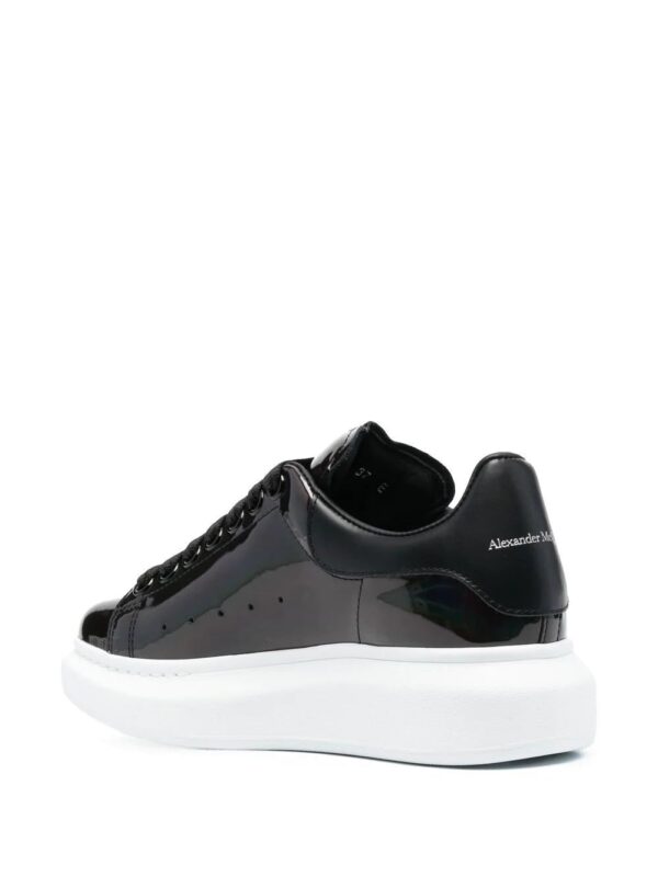 Alexander Mcqueen patent-leather low-top sneakers - Image 3