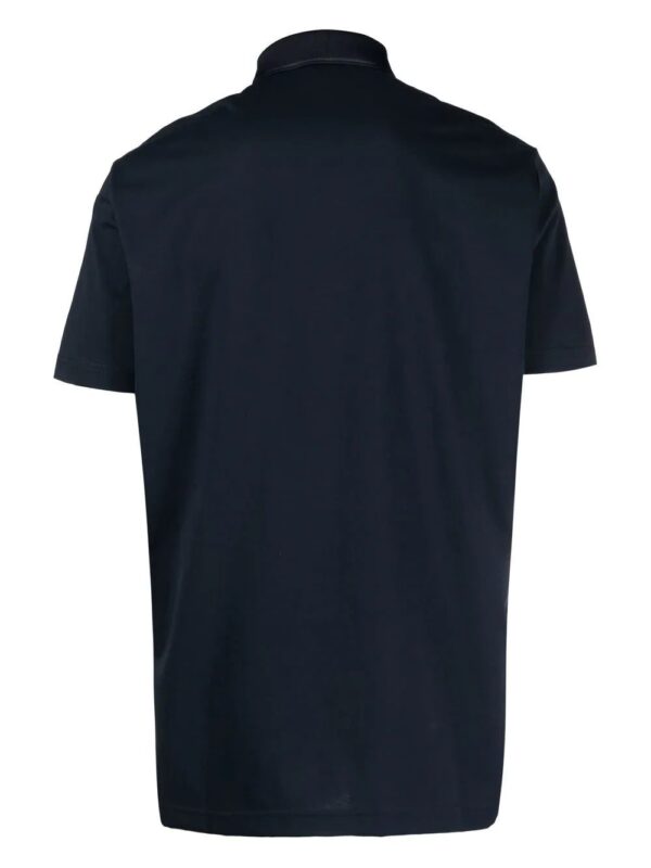 Armani Exchange monogram-embossed polo shirt - Image 2