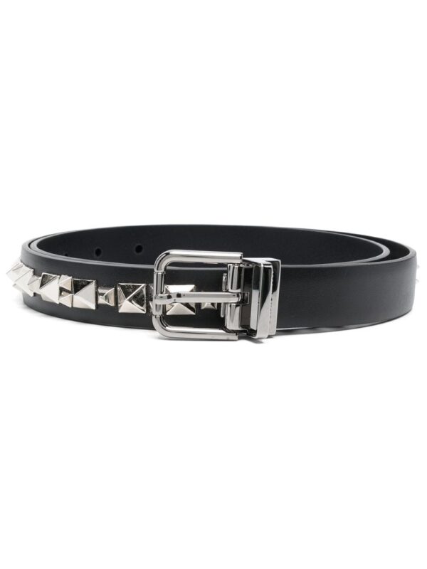 Dolce & gabbana  rockstud leather belt