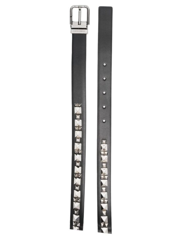 Dolce & gabbana  rockstud leather belt - Image 2