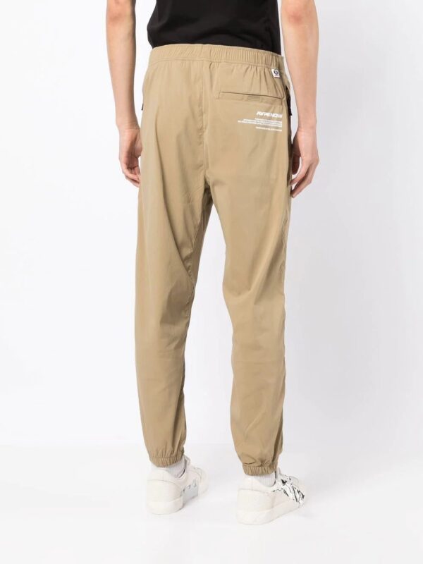 AAPE BY *A BATHING APE®  logo-print track pants - Image 4