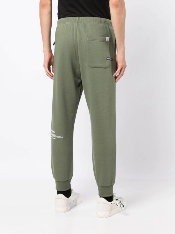 AAPE BY *A BATHING APE®  logo-patch track pants - Image 4