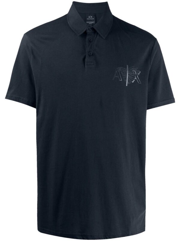 Armani Exchange  logo-print short-sleeve polo shirt