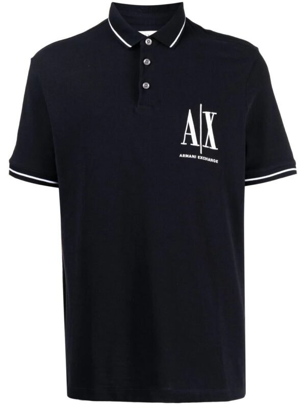 Armani Exchange  logo-print short-sleeved polo shirt