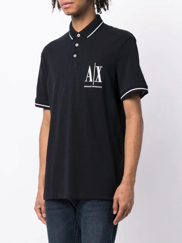 Armani Exchange  logo-print short-sleeved polo shirt - Image 2