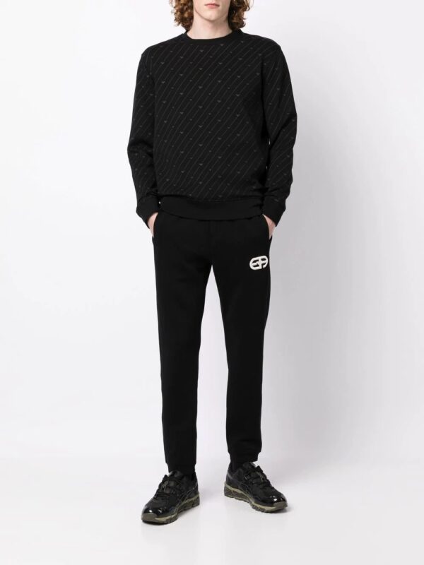 Emporio Armani  logo-patch track pants - Image 2