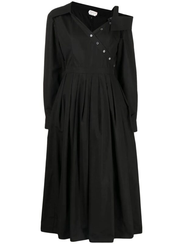Alexander McQueen  drop shoulder midi dress