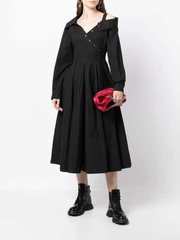 Alexander McQueen  drop shoulder midi dress - Image 2