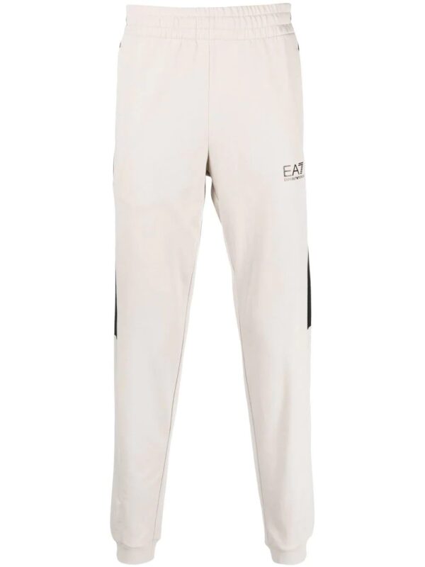 Ea7 Emporio Armani  panelled tapered track pants