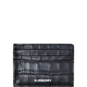 Burberry  crocodile-effect leather wallet